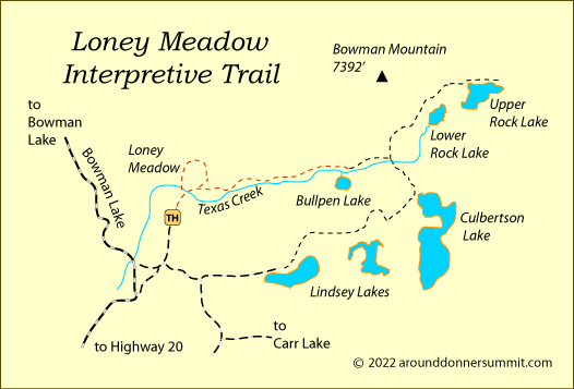 Loney Meadow Interpretive Trail, Tahoe National Forest, CA