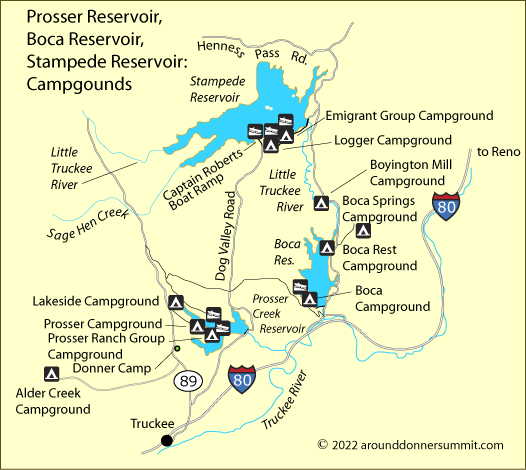 Stampede Reservoir Area Camping