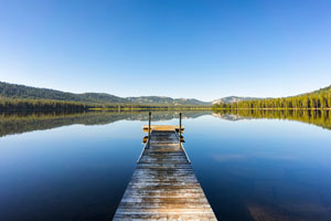 Webber Lake Dock, Truckee Donner Land Trust, CA